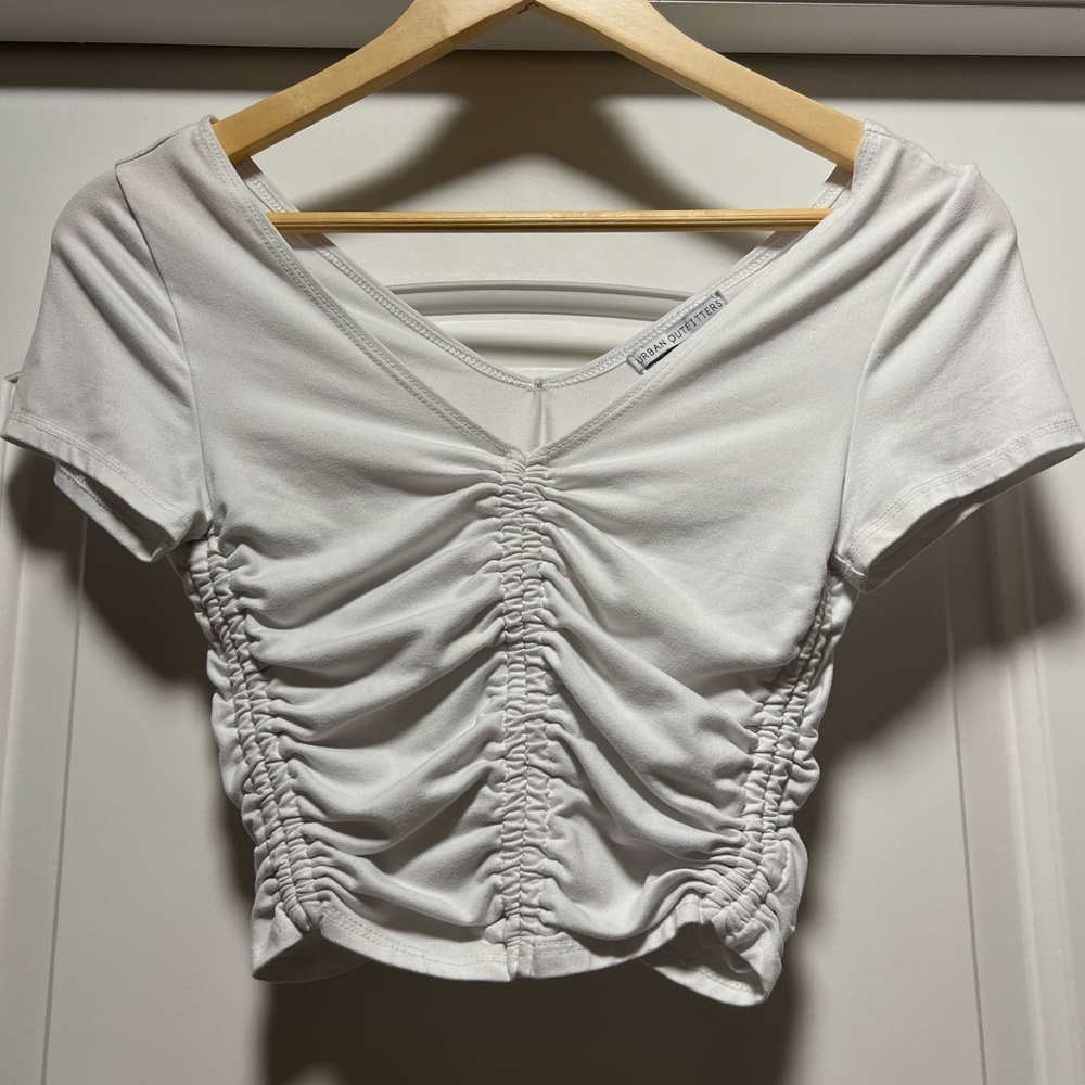 Urban Outfitters Scrunch Side Crop Top M
